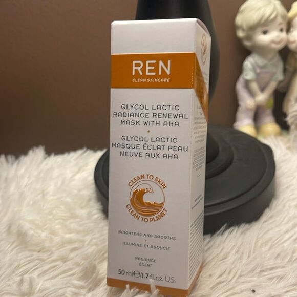 Ren Skincare Glycol Lactic Radiance Renewal Mask BNIB - Picture 1 of 6